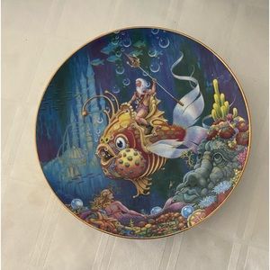 Very cute Danbury Mint decorative plate called “Neptune’s Realm.”